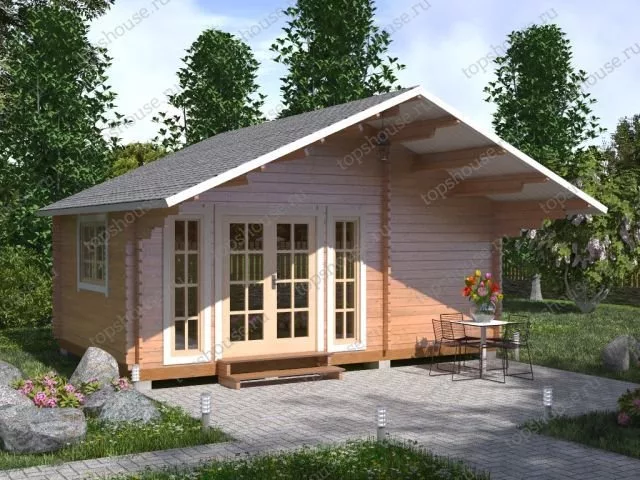 Садовый дом «Шале» с терассой
