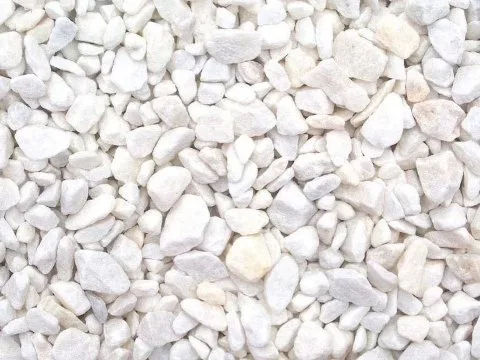Щебень белый мрамор (фракция 7.5-12 мм.)